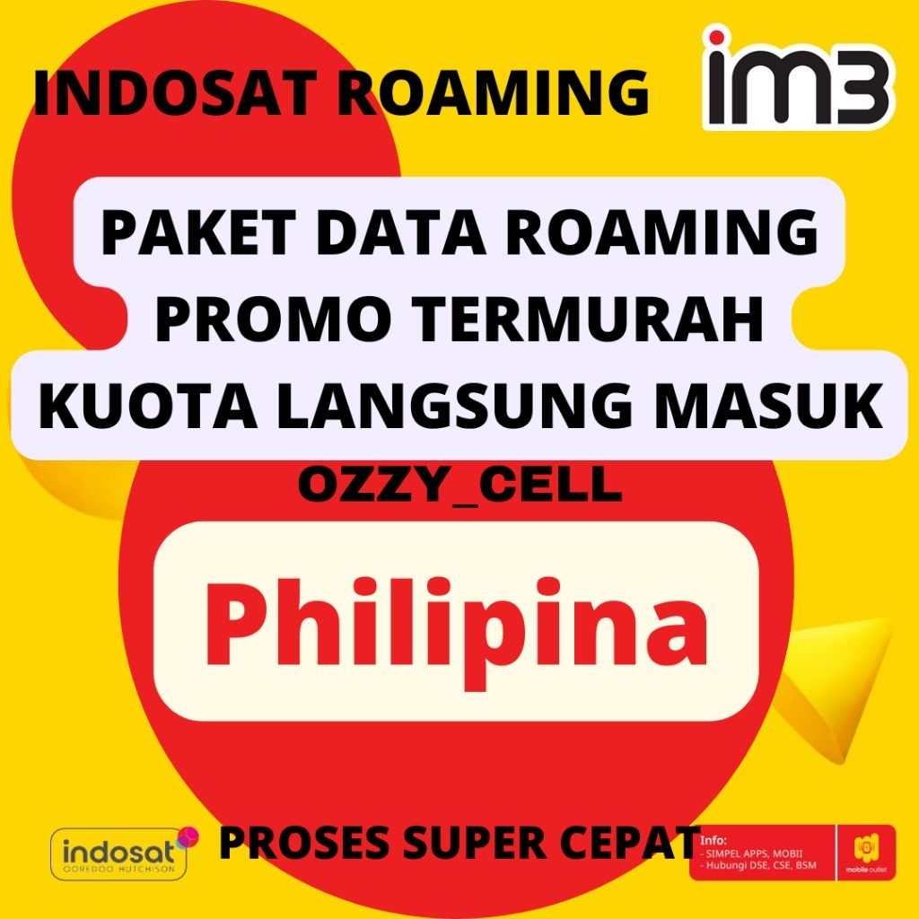 INDOSAT IM3 ROAMING PHILIPINA LANGSUNG MASUK