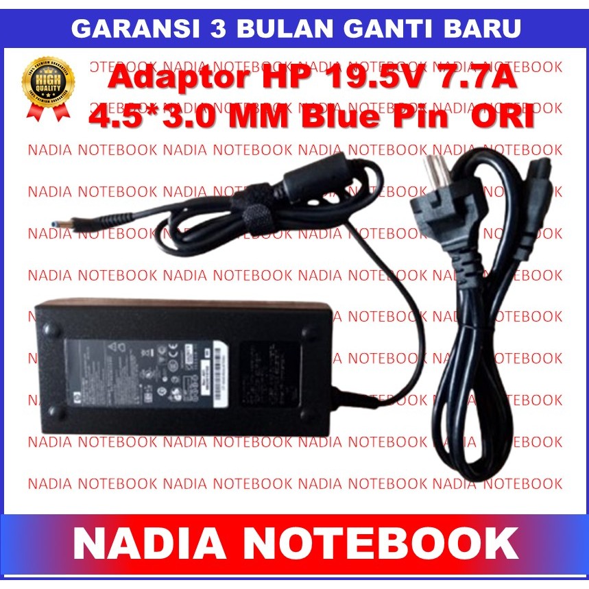 Adaptor Charger HP Omen 15-AX243DX Laptop PC 19.5V 7.7A 150W