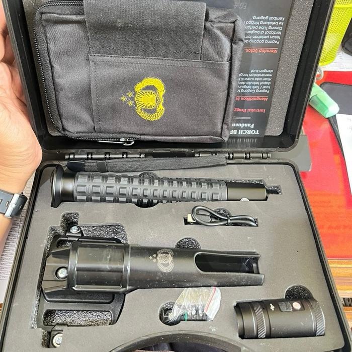 SATU KOPER  1 set lengkap BATON STIK JATAH POLRI ORIGINAL BEGY03