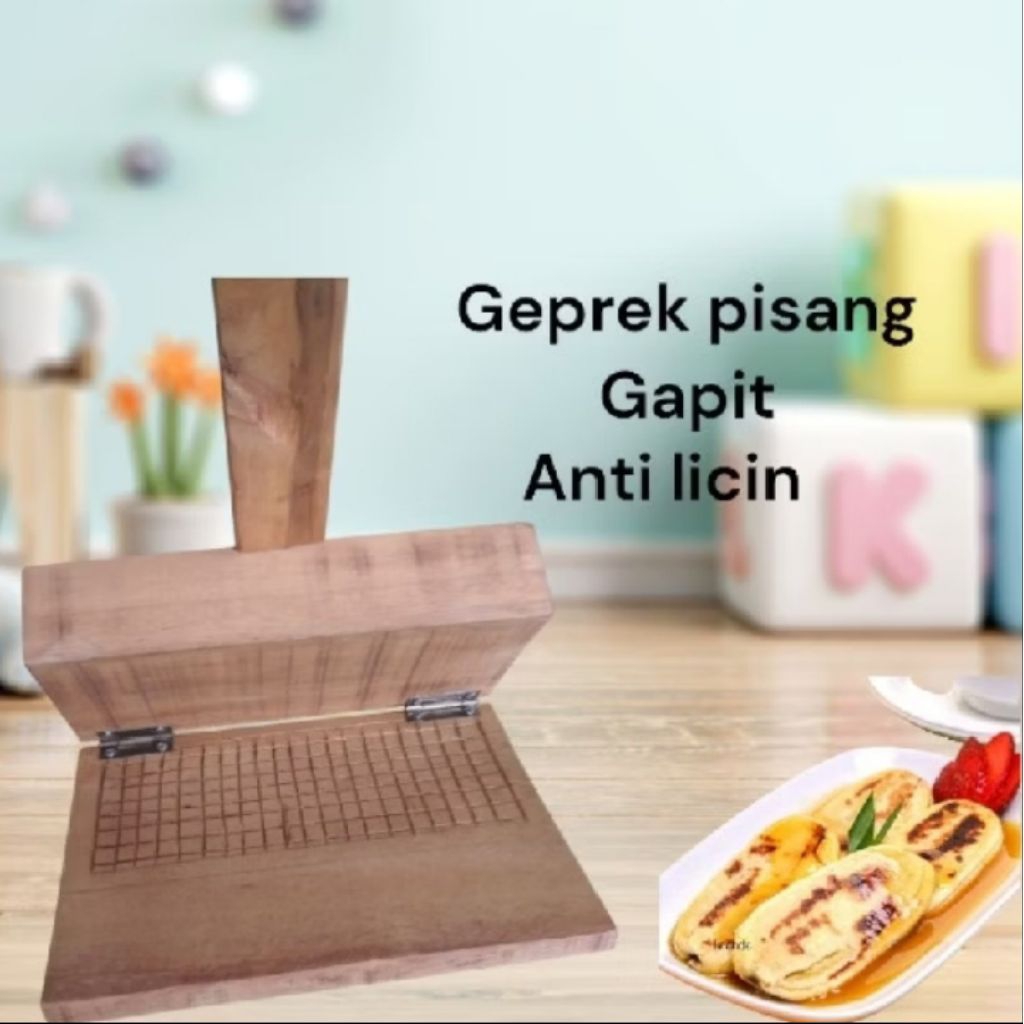 Geprek Pisang Gapit Anti Licin Alat Memotong Pisang dengan Desain Anti Licin untuk Kualitas Terbaik