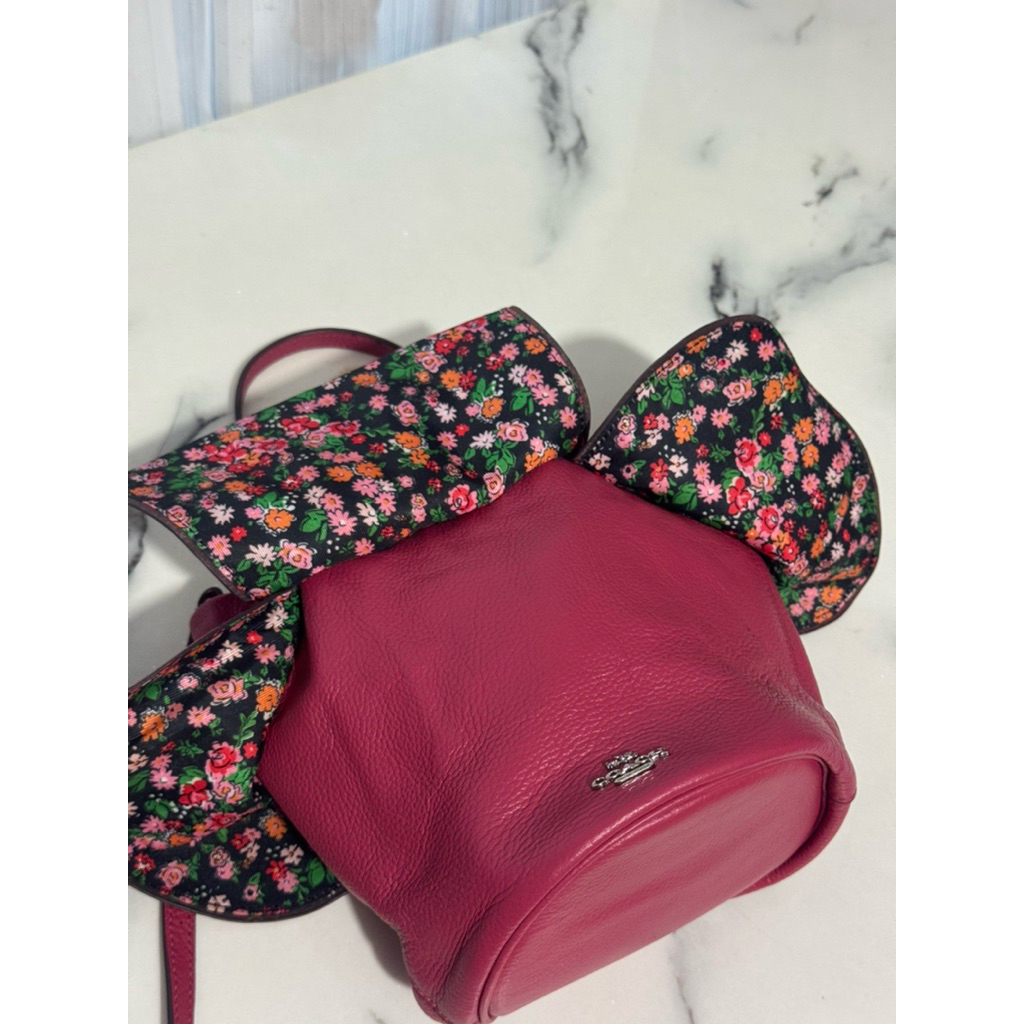coach slingbag flower bucket