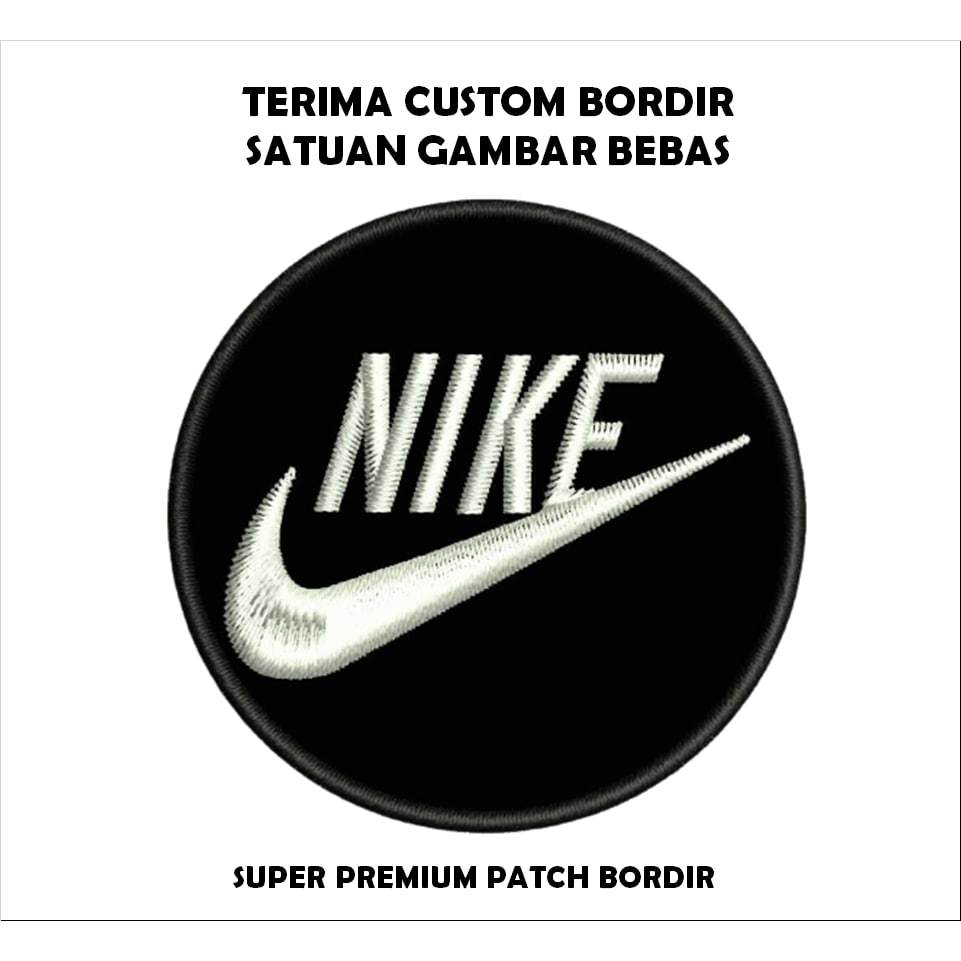 004 EMBLEM PATCH BORDIR LOGO NIKE - CUSTOM BORDIR SUMEDANG