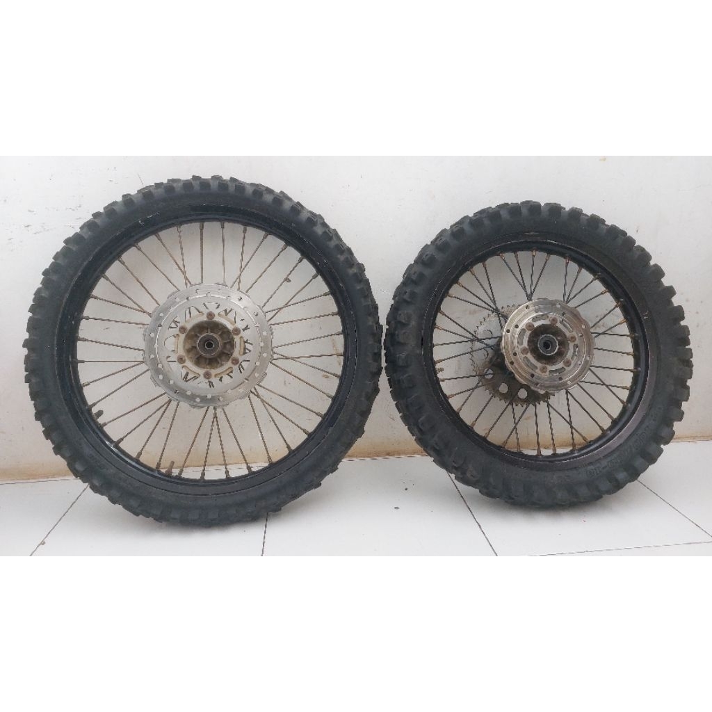 whelset klx BF copotan komplit disc dan gear