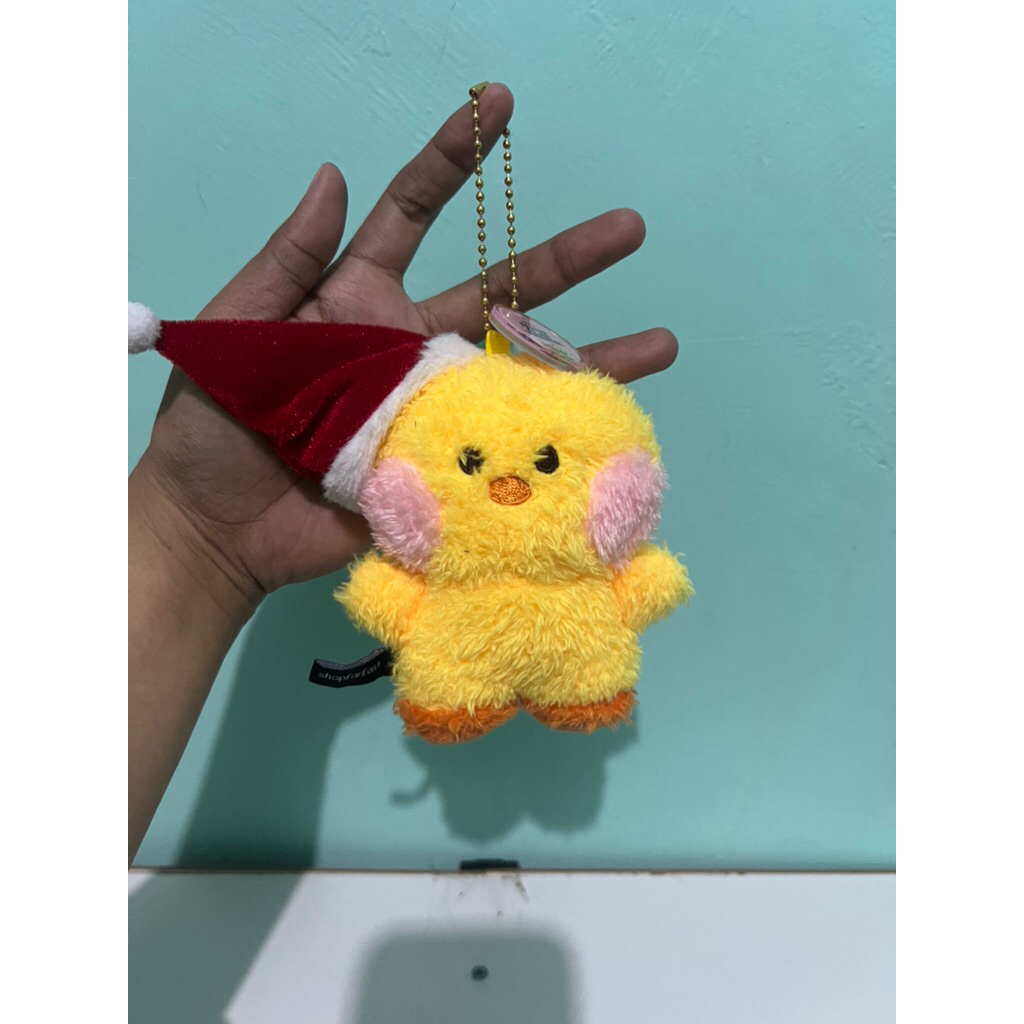 Boneka ganci sally line bebek sally line gantungan kunci lucu bebek line bebek kuning