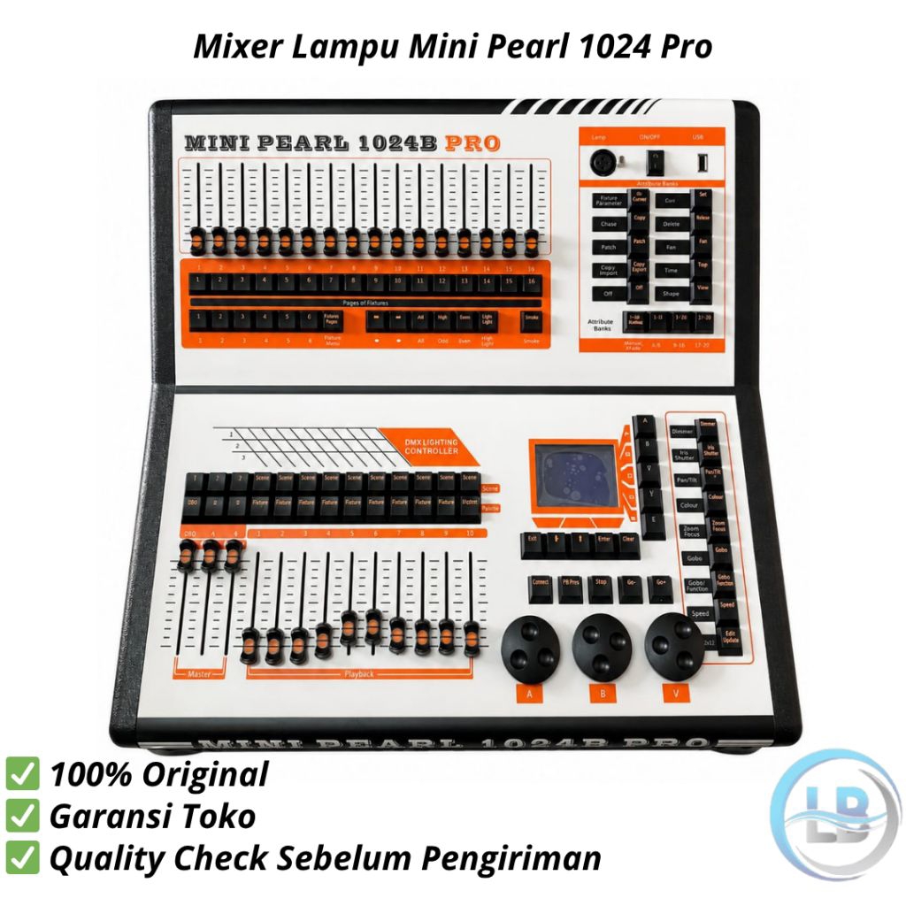 Mixer Lighting Pearl 1024 DMX Controller + Hardcase Premium