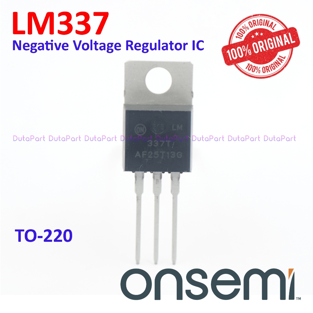 LM337 LM337T ORIGINAL ONSEMI NEGATIVE VOLTAGE REGULATOR IC TO-220