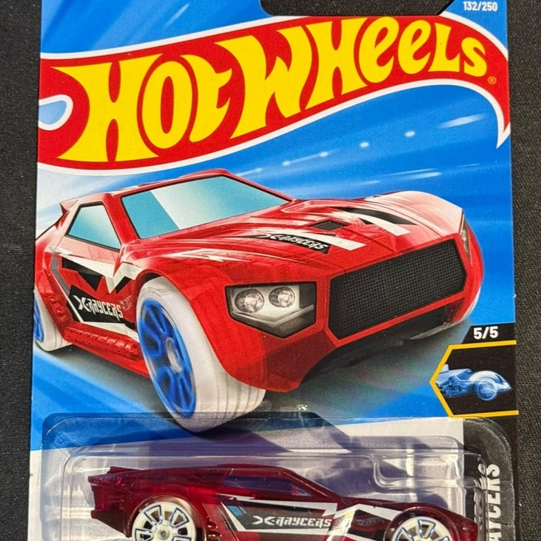 Hot Wheels - X-Raycers - Bullet Proof (merah red) - Hotwheels - Hot wheel - diecast skala 1 64