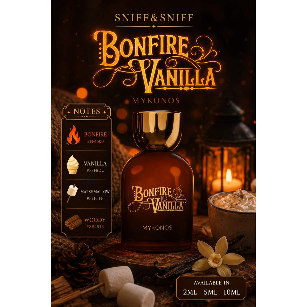 Decant Bonfire Vanilla Mykonos