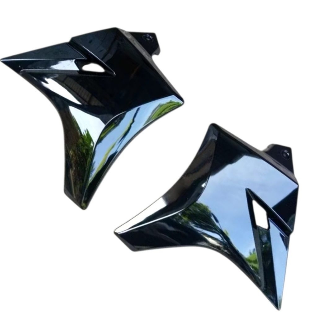 Cover tangki sayap tangki kaeasaki ninja R ninja SS hitam glosy sayap samping tangki ninja R ninja S