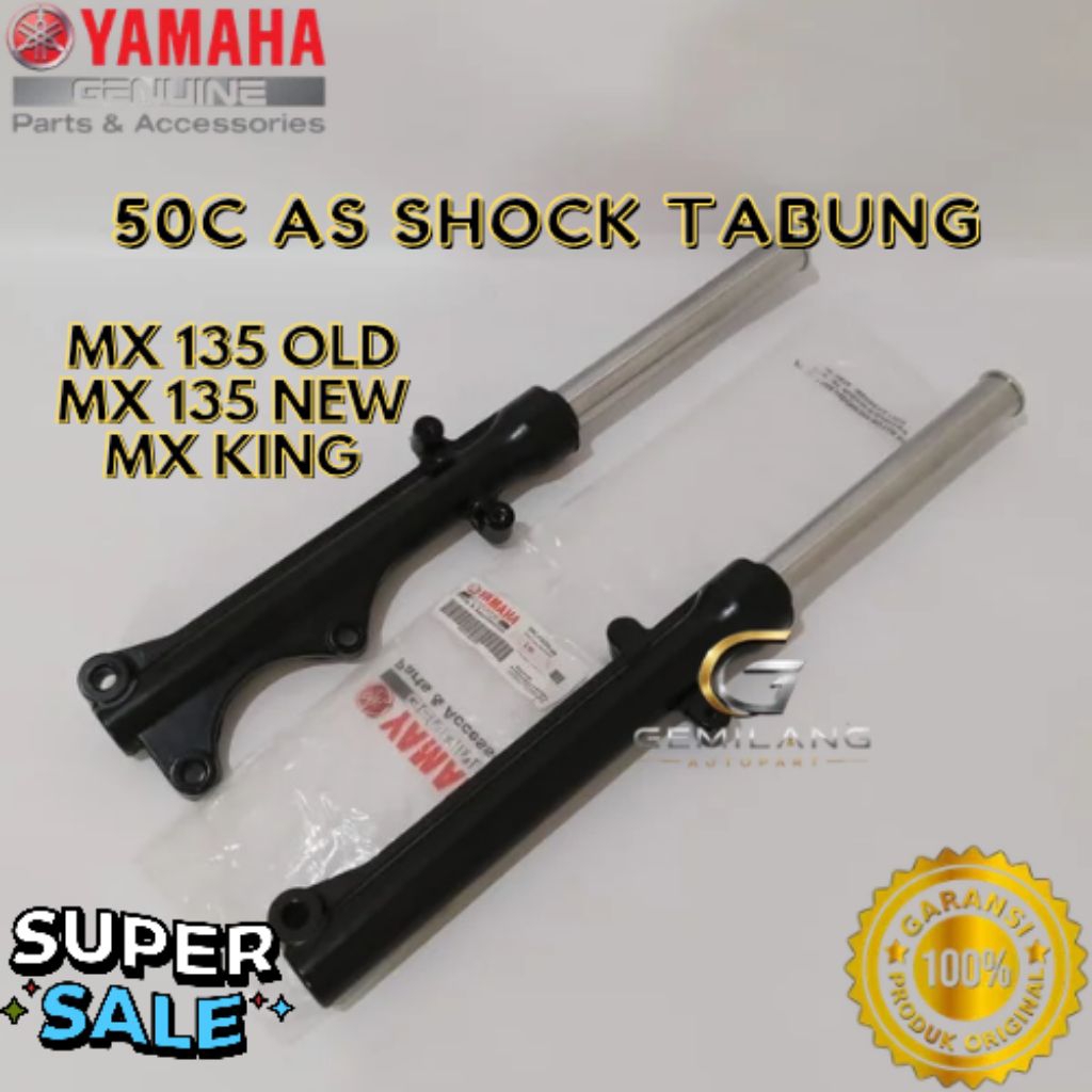 AS SHOCK TABUNG KODE 50C, AS SHOCK TABUNG MX 135 OLD, AS SHOCK TABUNG MX 135 NEW, AS SHOCK TABUNG MX