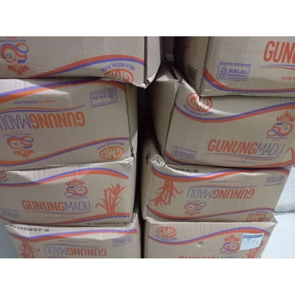 Gula Pasir GMP Kemasan 1kg (1karton)