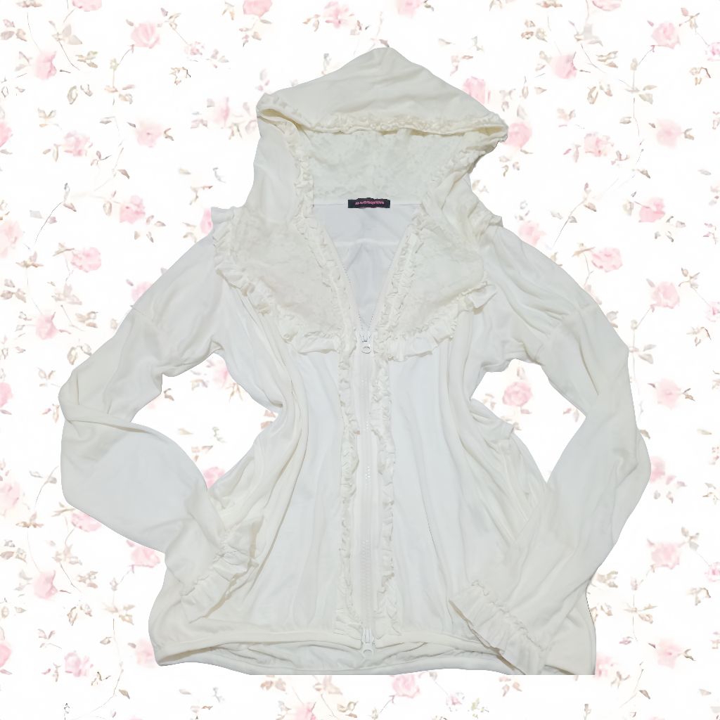 ALGONQUINS CARDIGAN  | ruffle cute kawaii sweet jiraikei gothic ryosangata Subcul morikei y2k babydo
