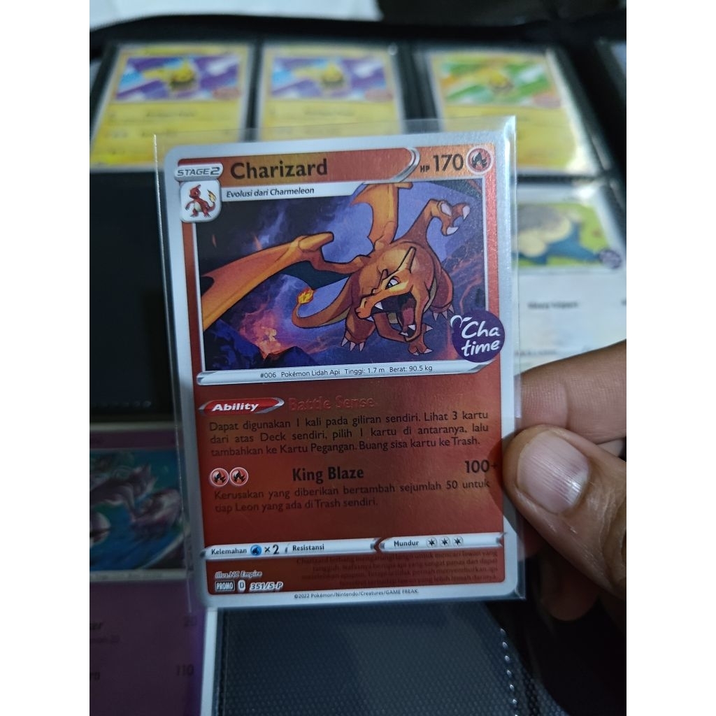 chatime charizard holo & chatime mewtwo holo