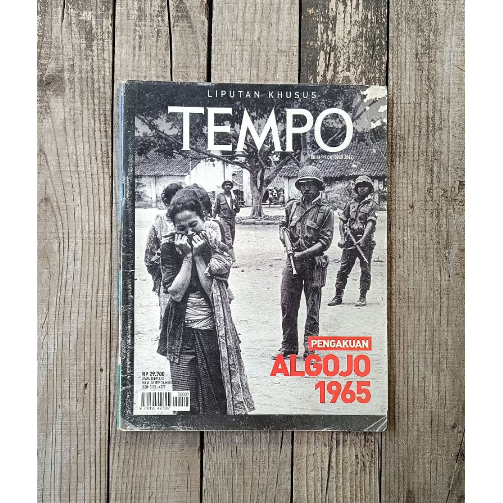 Majalah Tempo Liputan khusus Pengakuan Algojo 1965