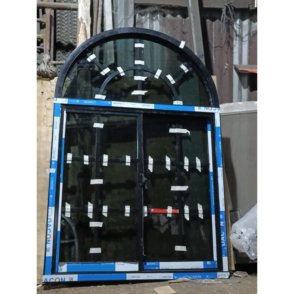 kusen jendela lengkung  sliding/ geser