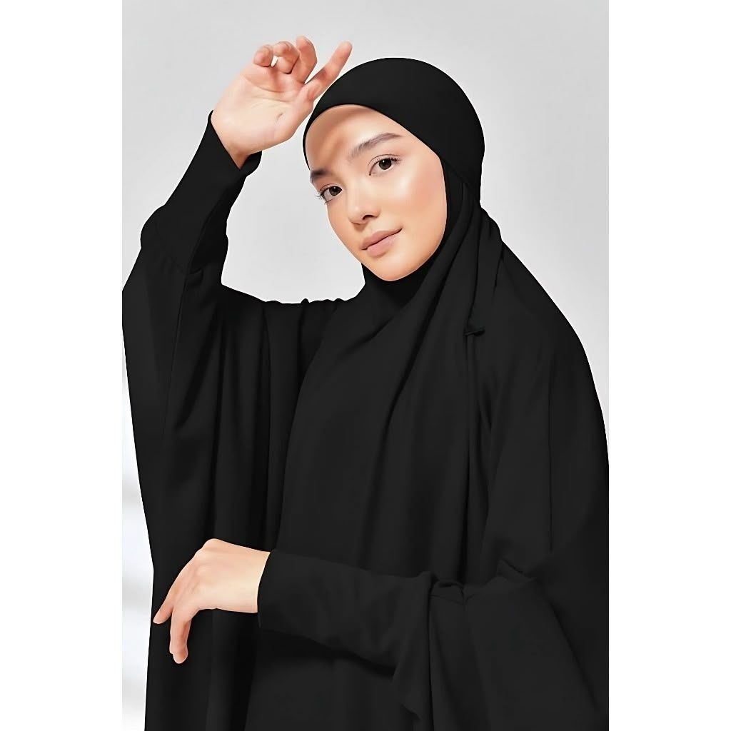French Khimar berlengan