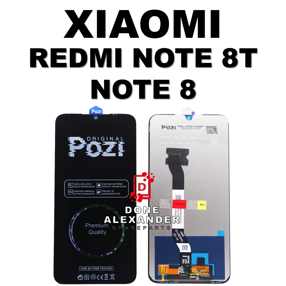 LCD TOUCHSCREEN REDMI NOTE 8T / NOTE 8 ORIGINAL 100% COMPLETE