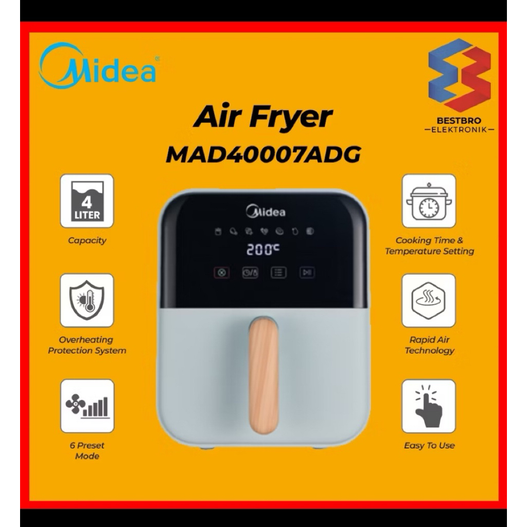 Air Fryer Midea - MAD40007ADG