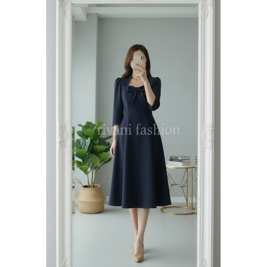 Vania Dress model pita dress natal terbaru