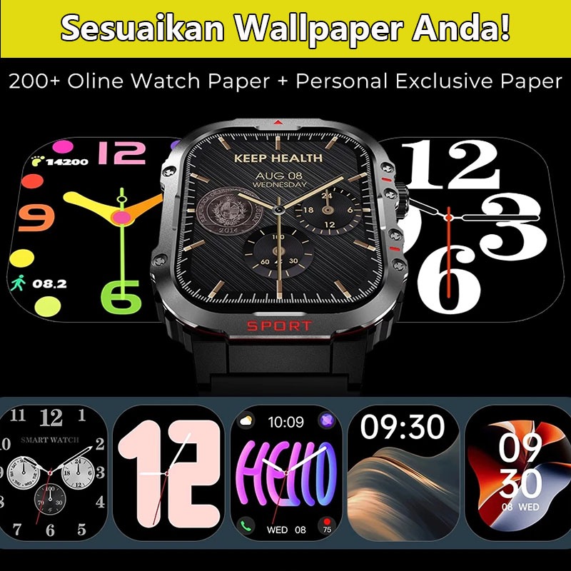 NEW Samsung H11 sports smartwatch Bluetooth HD screen 2.19 inch customizable wallpaper Bluetooth