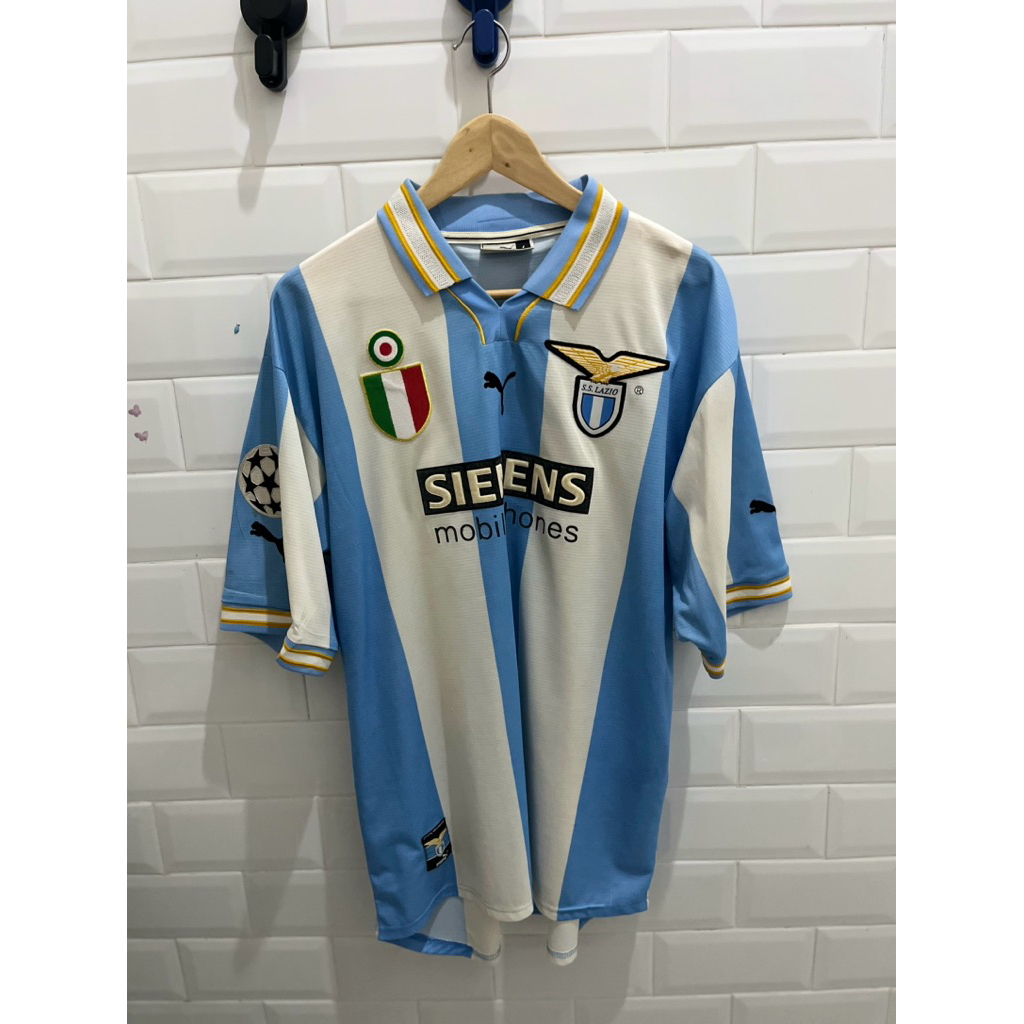 Jersey Lazio Siemens UCL 2000-2001 original