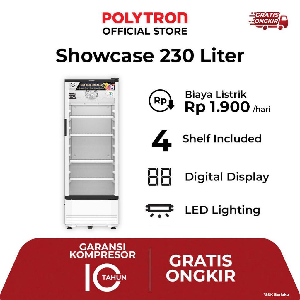 POLYTRON Showcase Fastcool 230 Liter SCN 220 - SCN 220POLYTRON Showcase Fastcool 230 Liter SCN 220 -