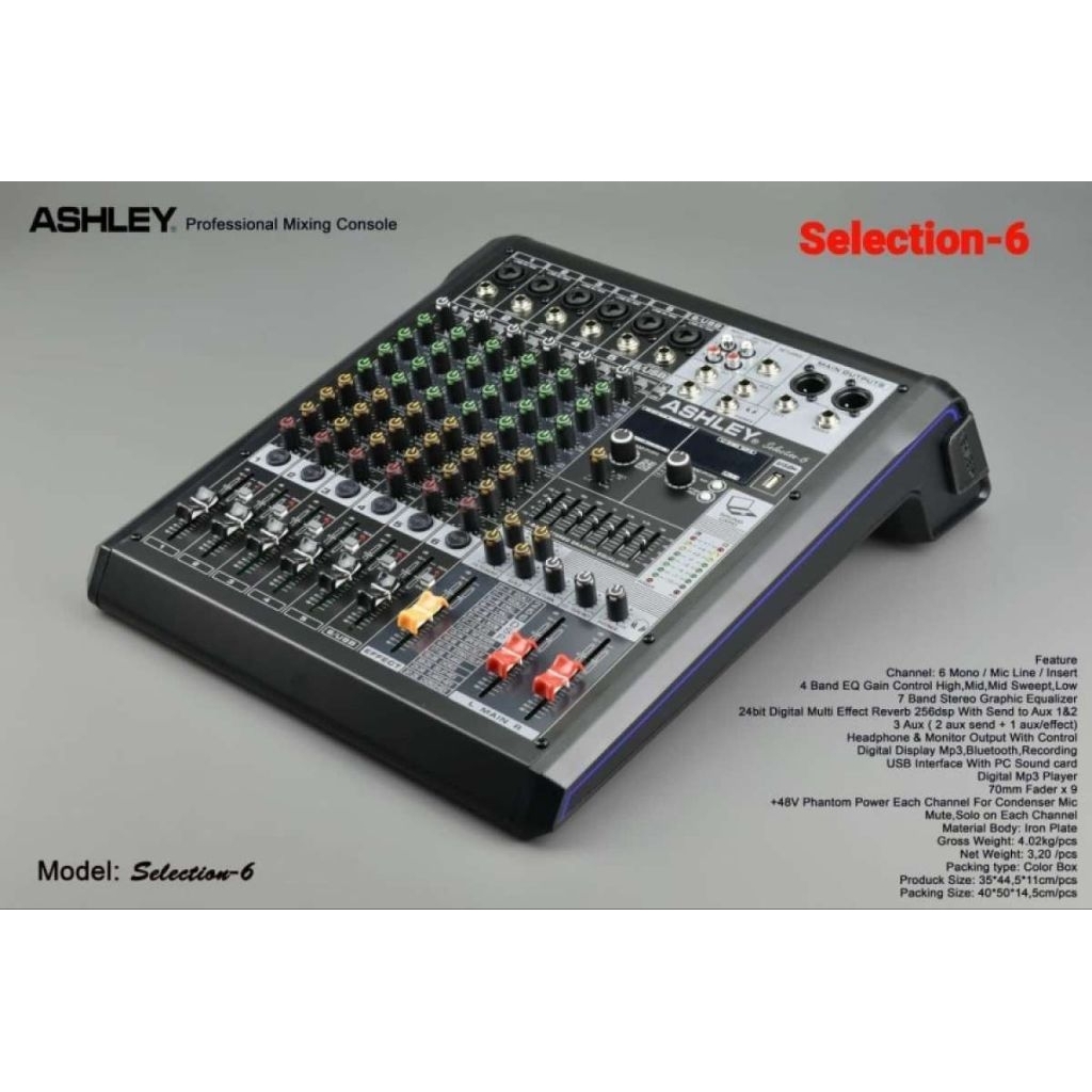 MIXER ASHLEY SELECTION 6 SELECTION6