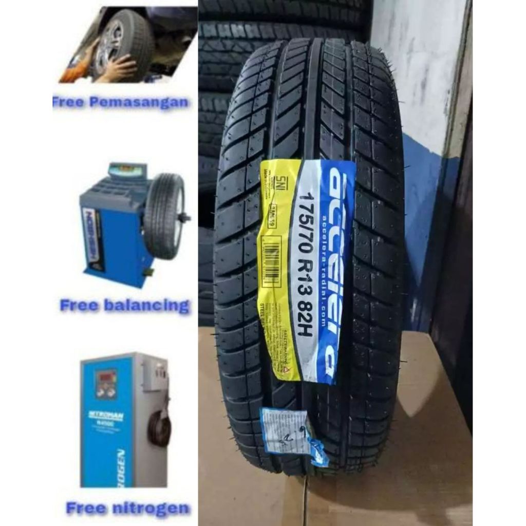 Ban Mobil Standar 175 / 70 R13 Accelera Accelera
