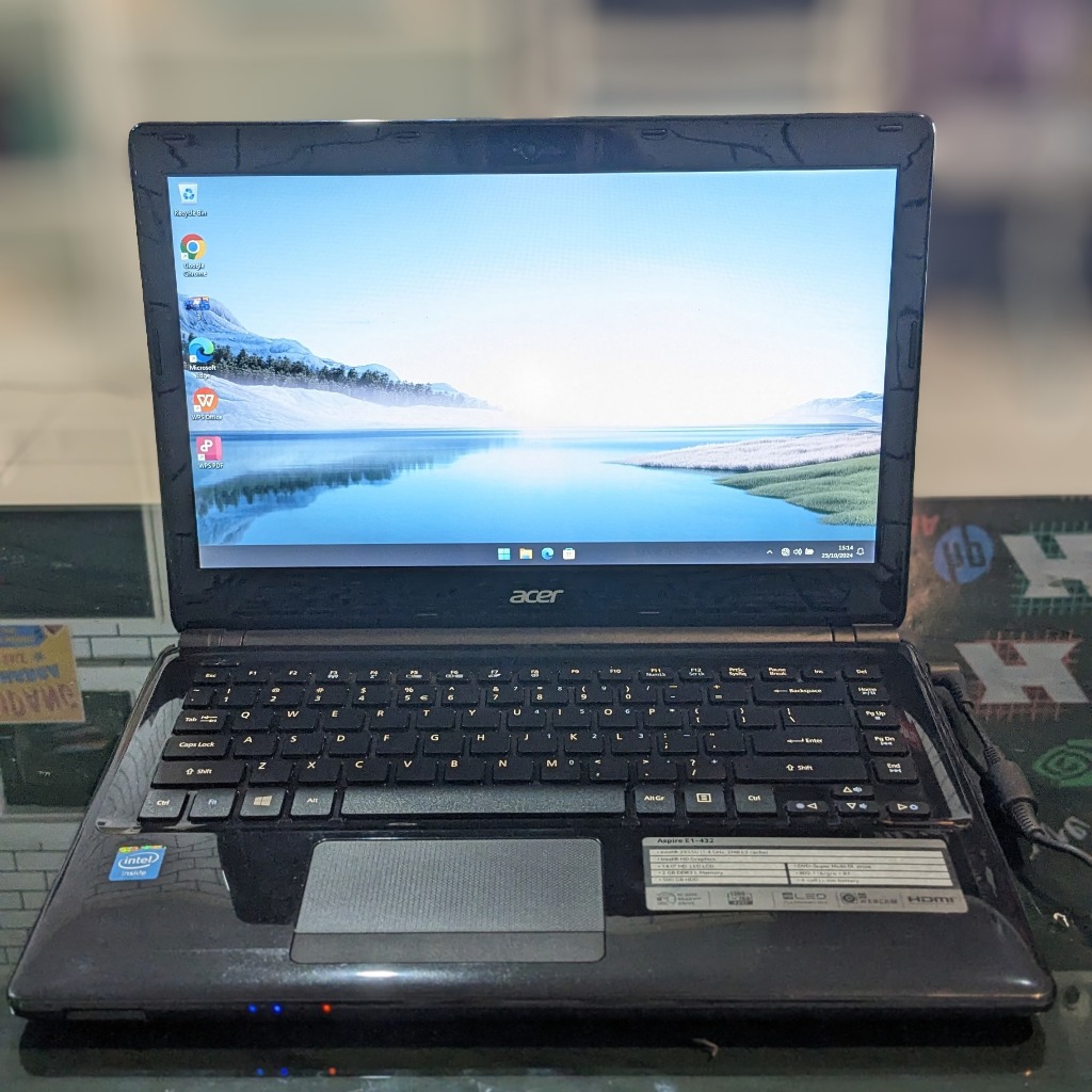 Acer Aspire E1-432 Intel Celeron 2955U Ram 8 SSD 128 Laptop Second Seken Bekas (ADA MINUS)