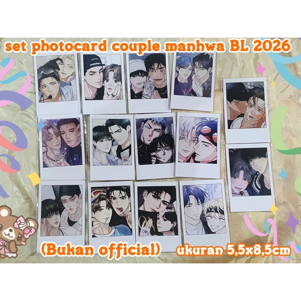 new set photocard manhwa BL 2026