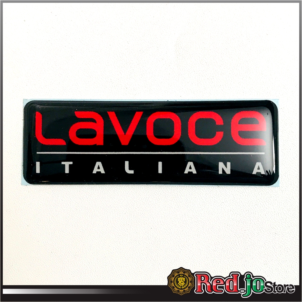 Stiker Emblem | LAVOCE | LAVOCE ITALIANA | Sticker Timbul Lentur 3d