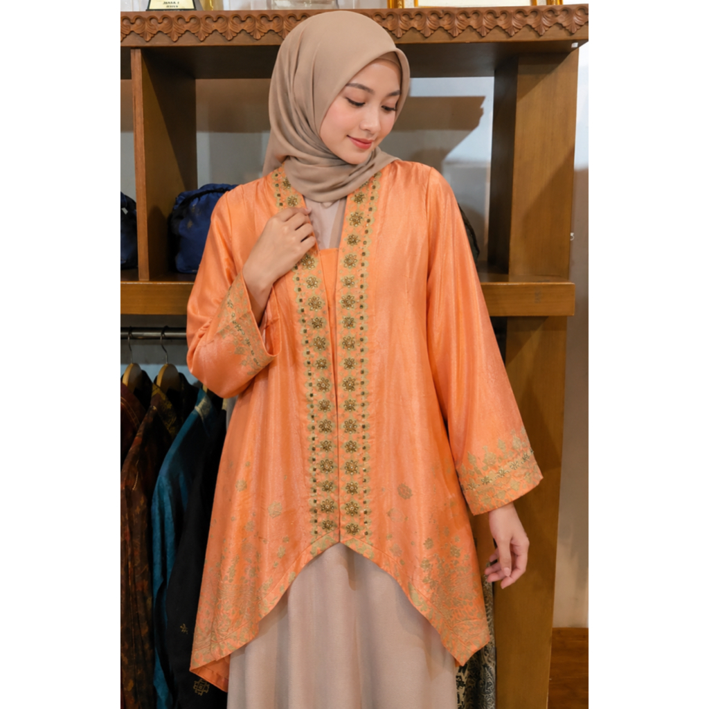 Atasan Izzora Tiger Orange