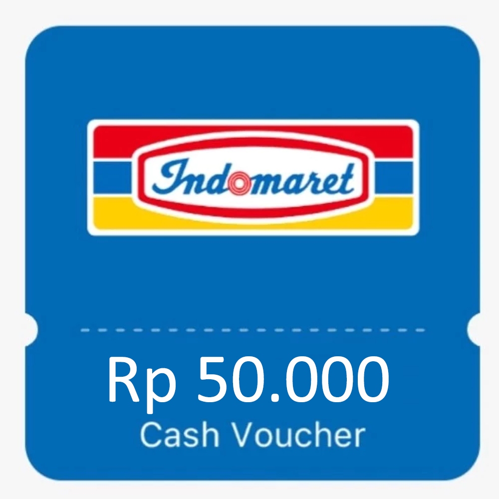 Voucher belanja Indomaret 50rb (HADIAH)
