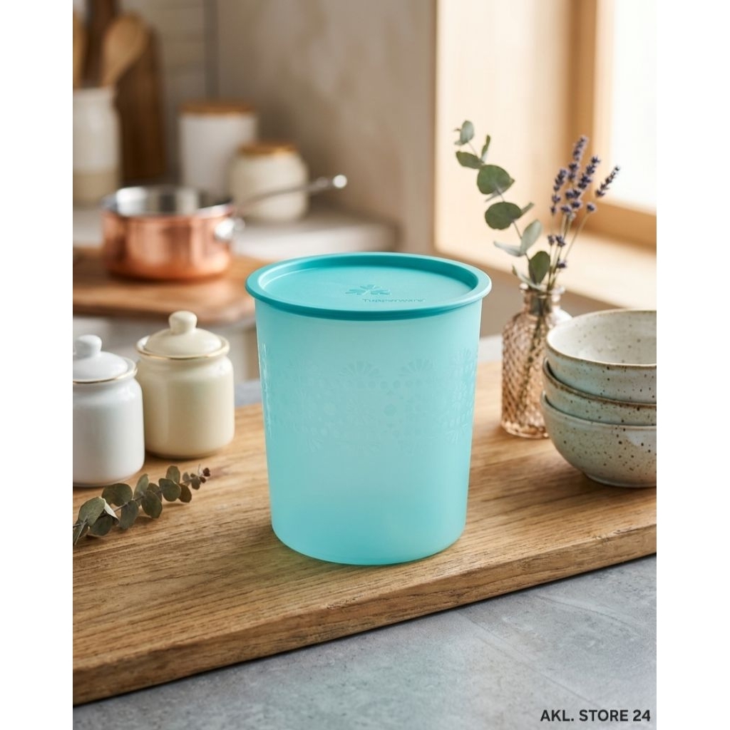 Tupperware Baru Toples Mosaic Canister Tosca 2,8 Liter