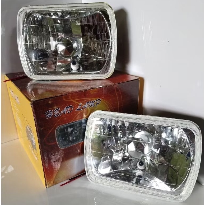 head lamp L300 standar soket h4 - lampu utama 7inchi
