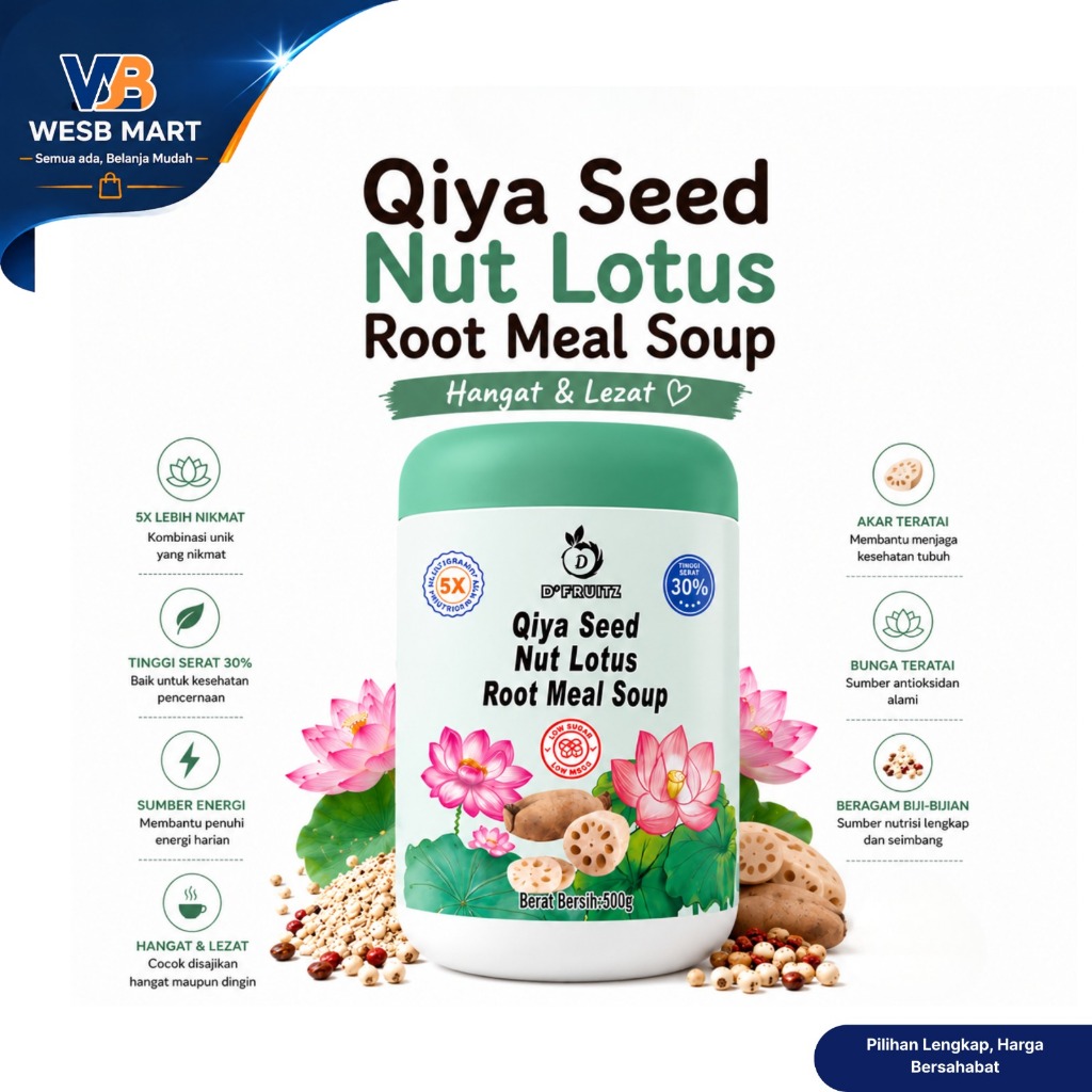 oufen QIYA seed nut and lotus root meal soup 500g