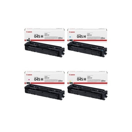Toner Canon 045H Black & Colour Original Cartridge Printer imageCLASS LBP611Cn LBP612Cdw LBP613Cdw M