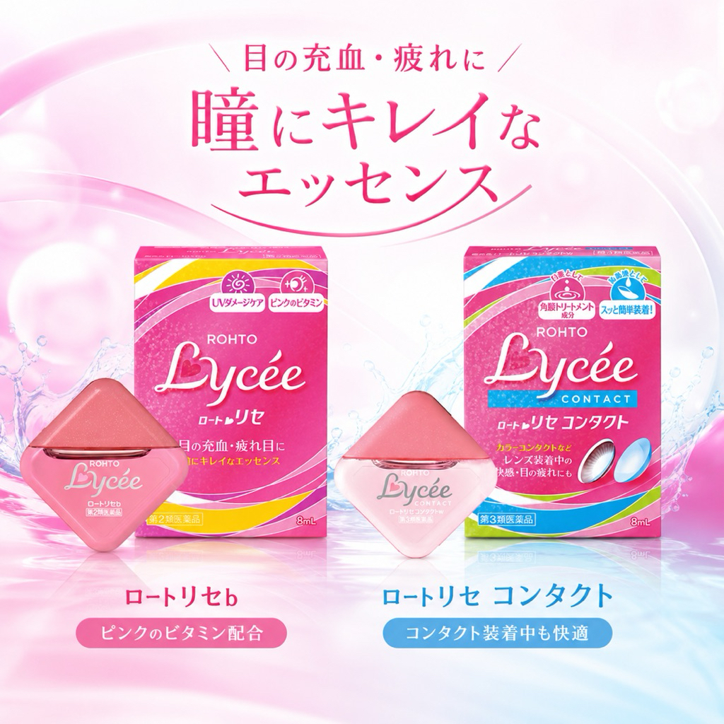 Rohto Lycee Contact Lens Tetes Mata Softlens Original
