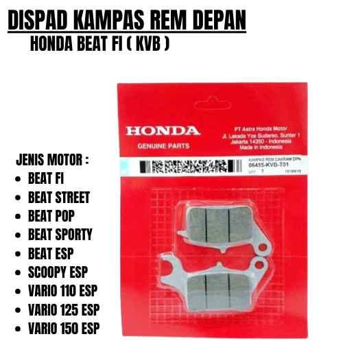 DISPAD DEPAN BEAT FI VARIO 110 ESP KVB-T01