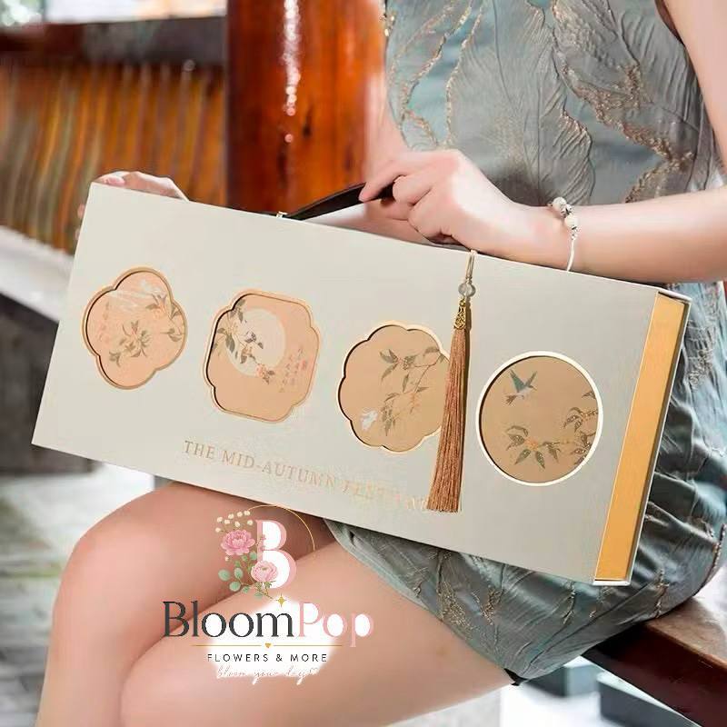 BLOOM_POP -KOTAK MOONCAKE HARDBOX - KOTAK KUE BULAN ISI 6PCS - KOTAK MOONCAKE PREMIUM