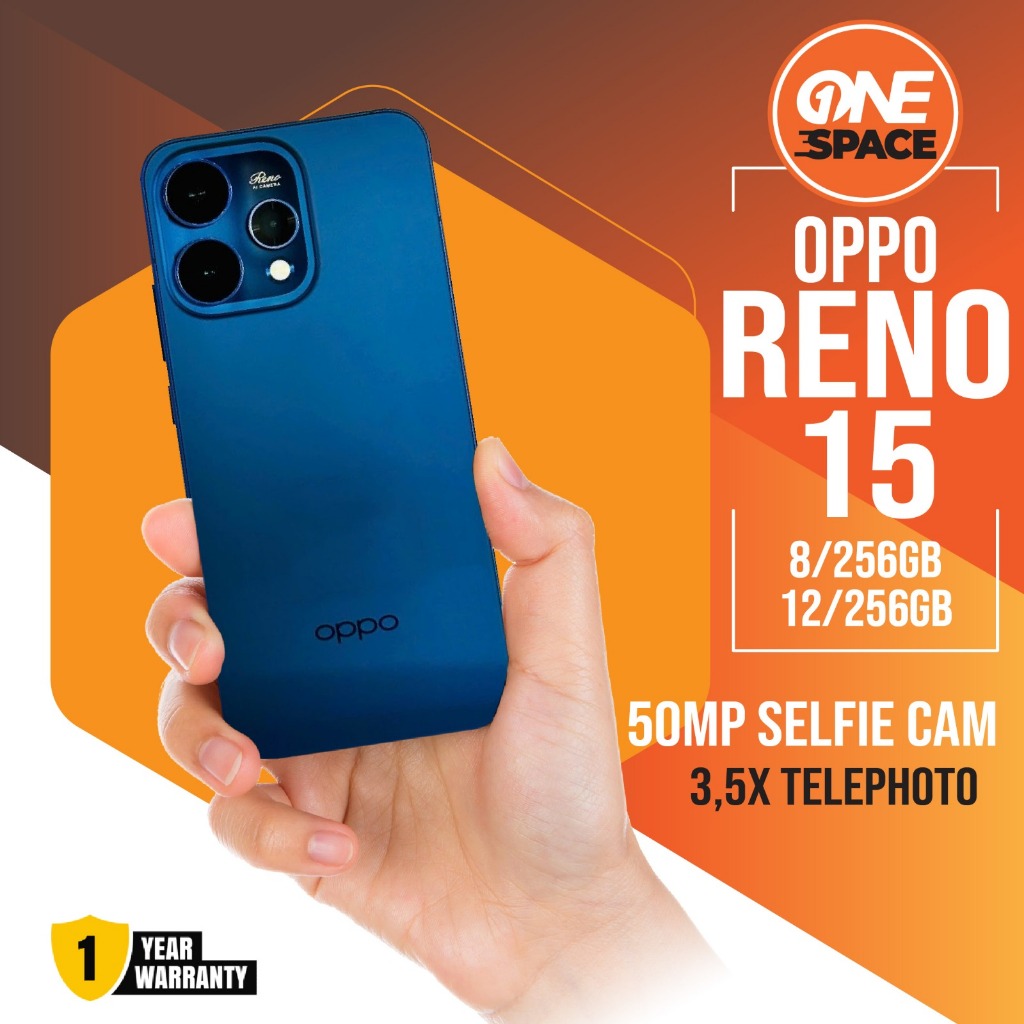 OPPO RENO 15 5G 8/256 12/256 GB Reno15 HP Smartphone Android 8GB 12GB 256GB