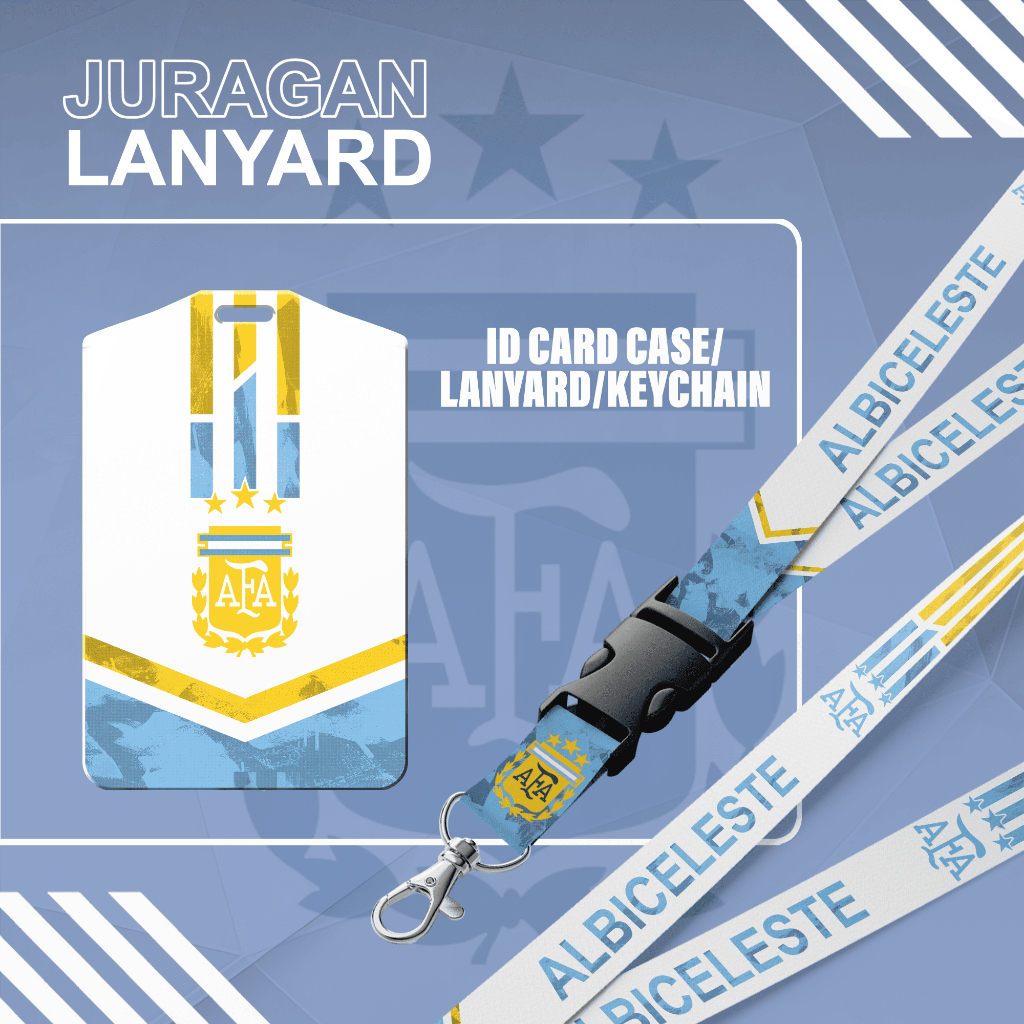 LANYARD / TALI GANTUNGAN LEHER ARGENTINA WORLD CUP 2026