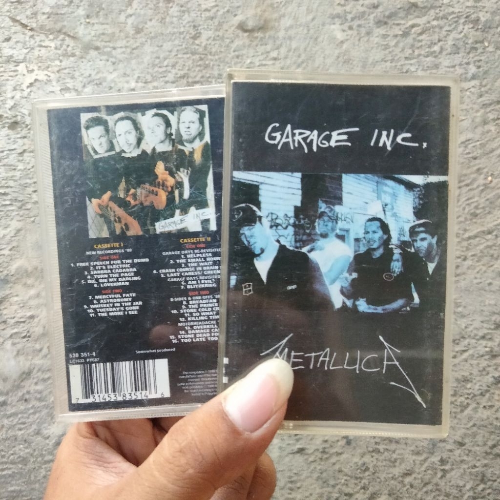 Kaset Pita Metallica - Garage Inc. 1 & Garage Inc. 2