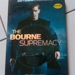 VCD ORIGINAL THE BOURNE SUPERMACY FEAT MATT DAMON TEKS INDONESIA