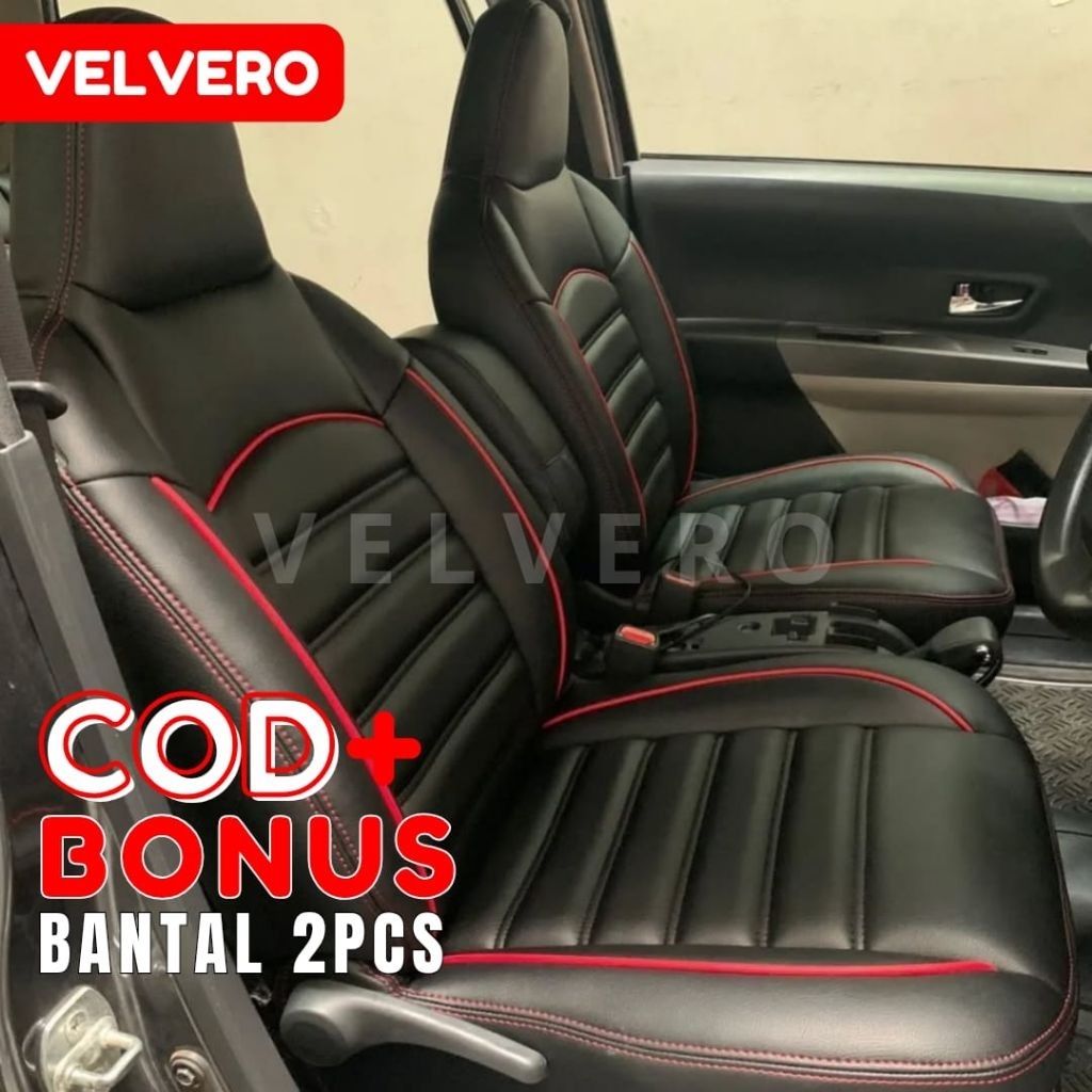 Sarung Jok Mobil Sigra Full Set 3 Baris