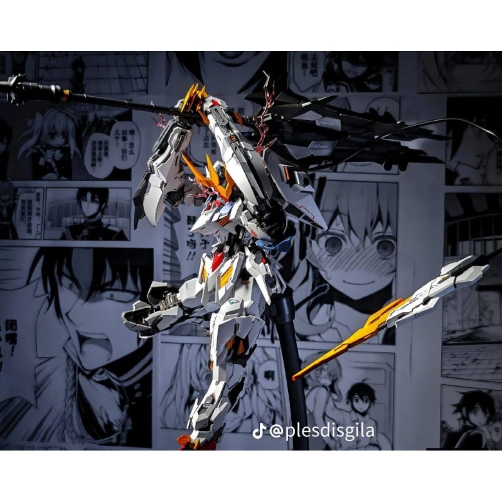 MG 1/100 Wolf Barbatos Lupus Rex Wolftech Technology with metal in frame model kit plamo King Model 