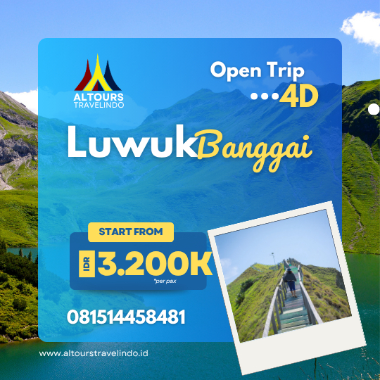 Open Trip LUWUK BANGGAI 5D - Altours Travelindo