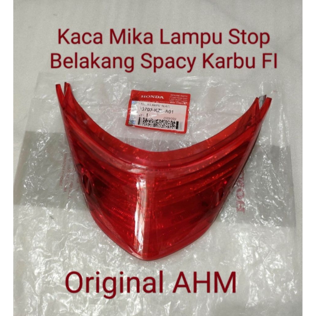33703-KZL-A01 lens mika kaca lampu stop honda spacy karbu spacy fi original mika stop honda spacy