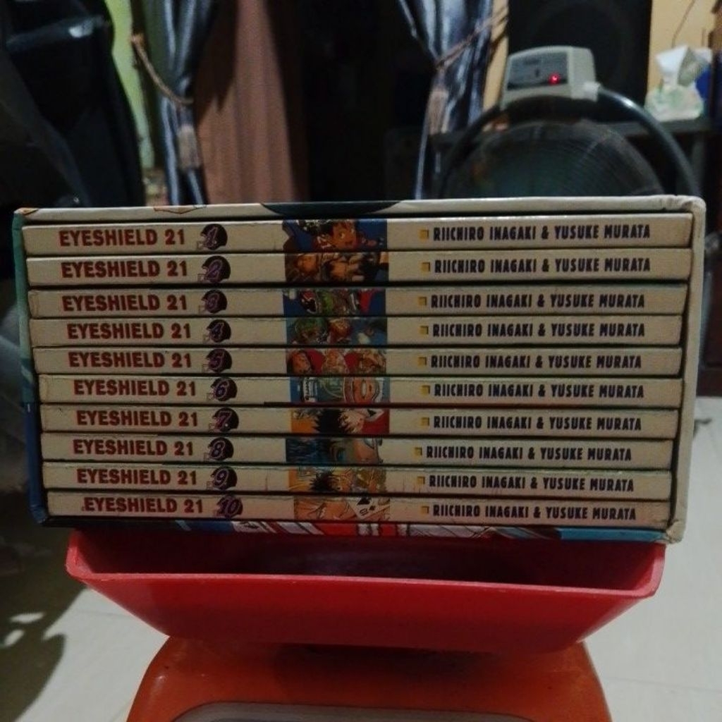 10 KOMIK ORI KOMIK EYESHIELD 21 NO 1 S/D 10 LENGKAP DENGAN BOX NYA PENERBIT ELEX MEDIA KOMPUTINDO