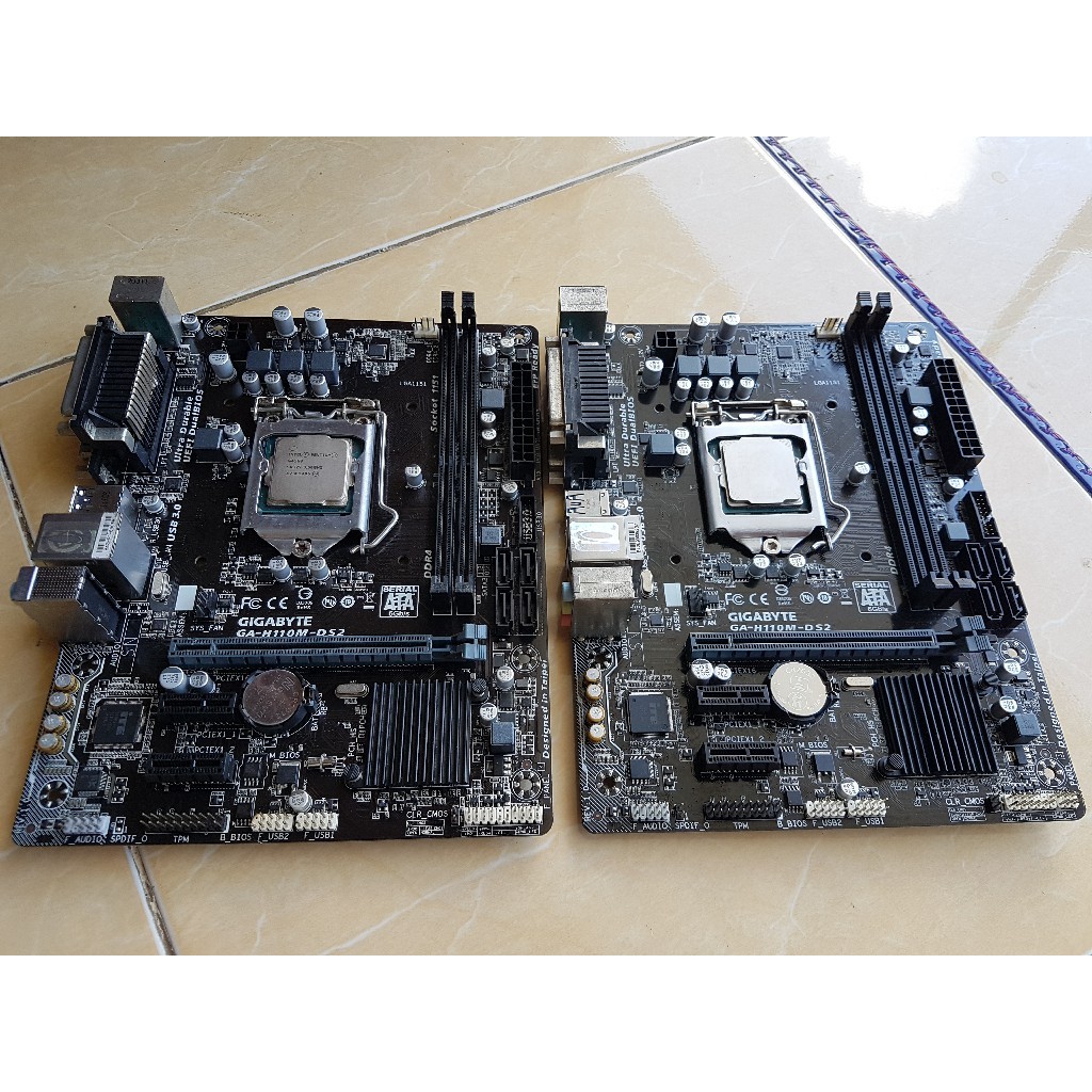 Sepaket Intel G4560 dan Gigabyte H110M-DS2 LGA 1151 gen 6 dan 7 intel